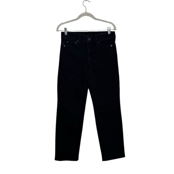 AYR The Frenchie Black Mid Rise Crop Jeans - Picture 9 of 12